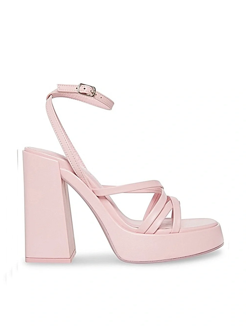 Steve Madden Affection Strappy Platform Pink Sandal